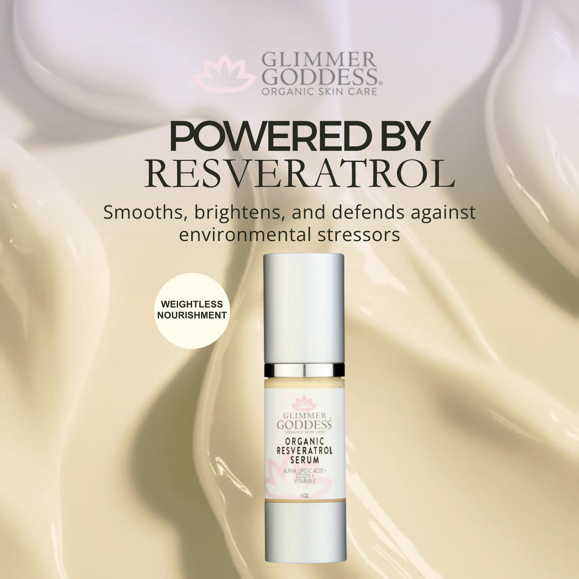 Organic Resveratrol Serum – Instant Firming - Image 2