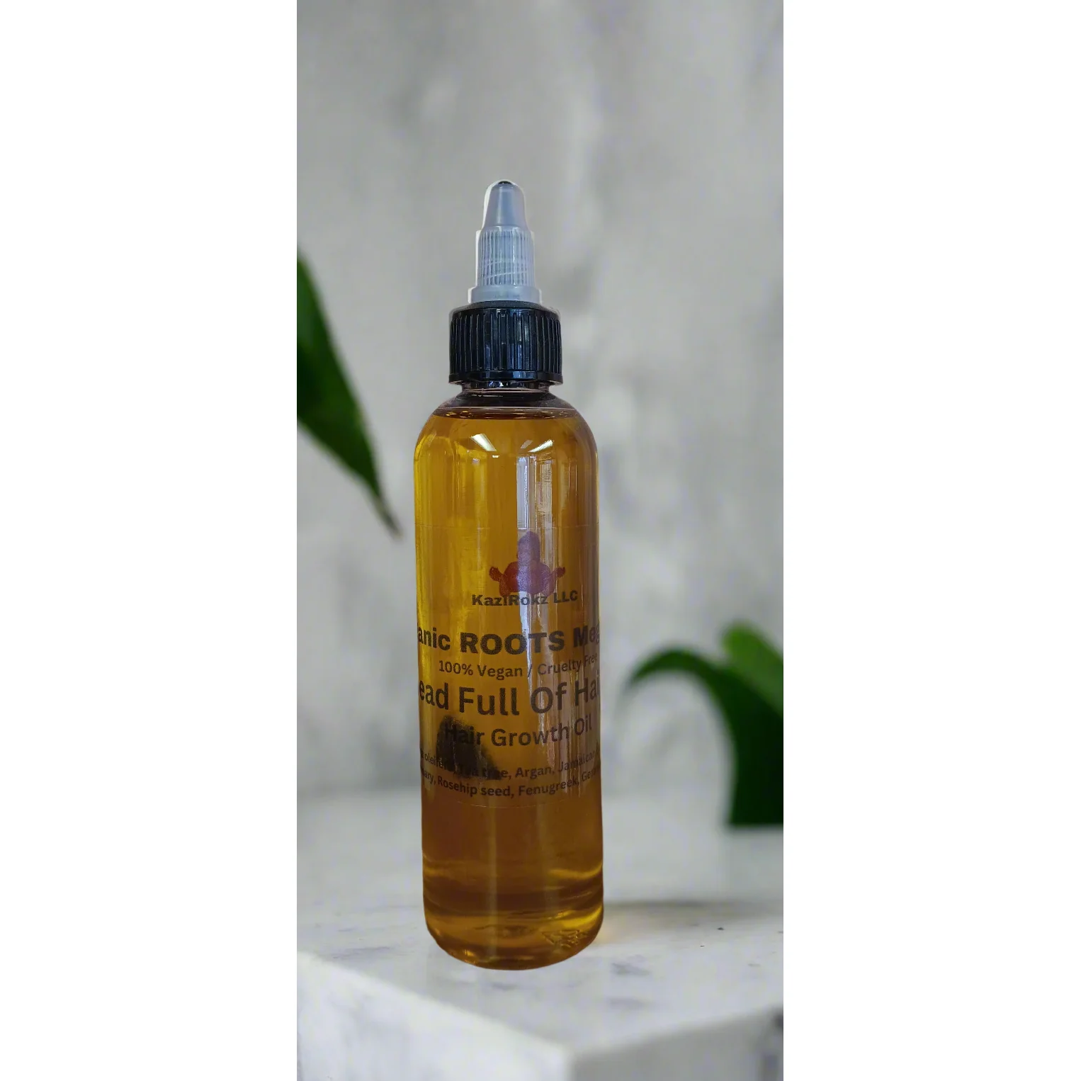 Organic Roots MEGA GROW hair growth oil 4oz (100% vegan / cruelty free)