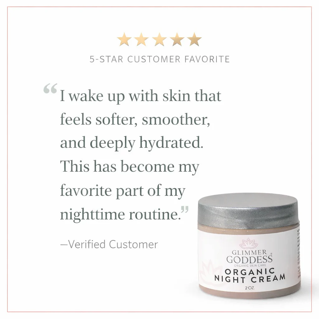 Organic Skin Renewal Night Cream 2 oz – Anti-Aging - Image 4