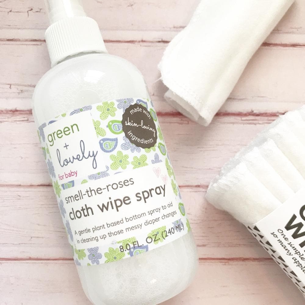 Organic Smell the Roses Cloth Diaper Wipe Spray - Rose Water Infused - 8 oz. - Image 2