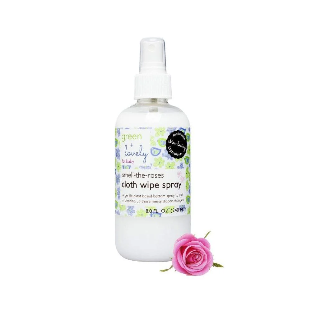 Organic Smell the Roses Cloth Diaper Wipe Spray - Rose Water Infused - 8 oz. - Image 3