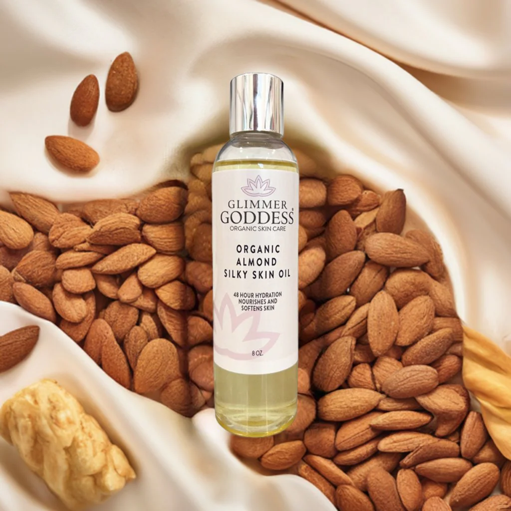 Organic Sweet Almond Silky Skin Oil – 48 Hour Hydration - Image 5