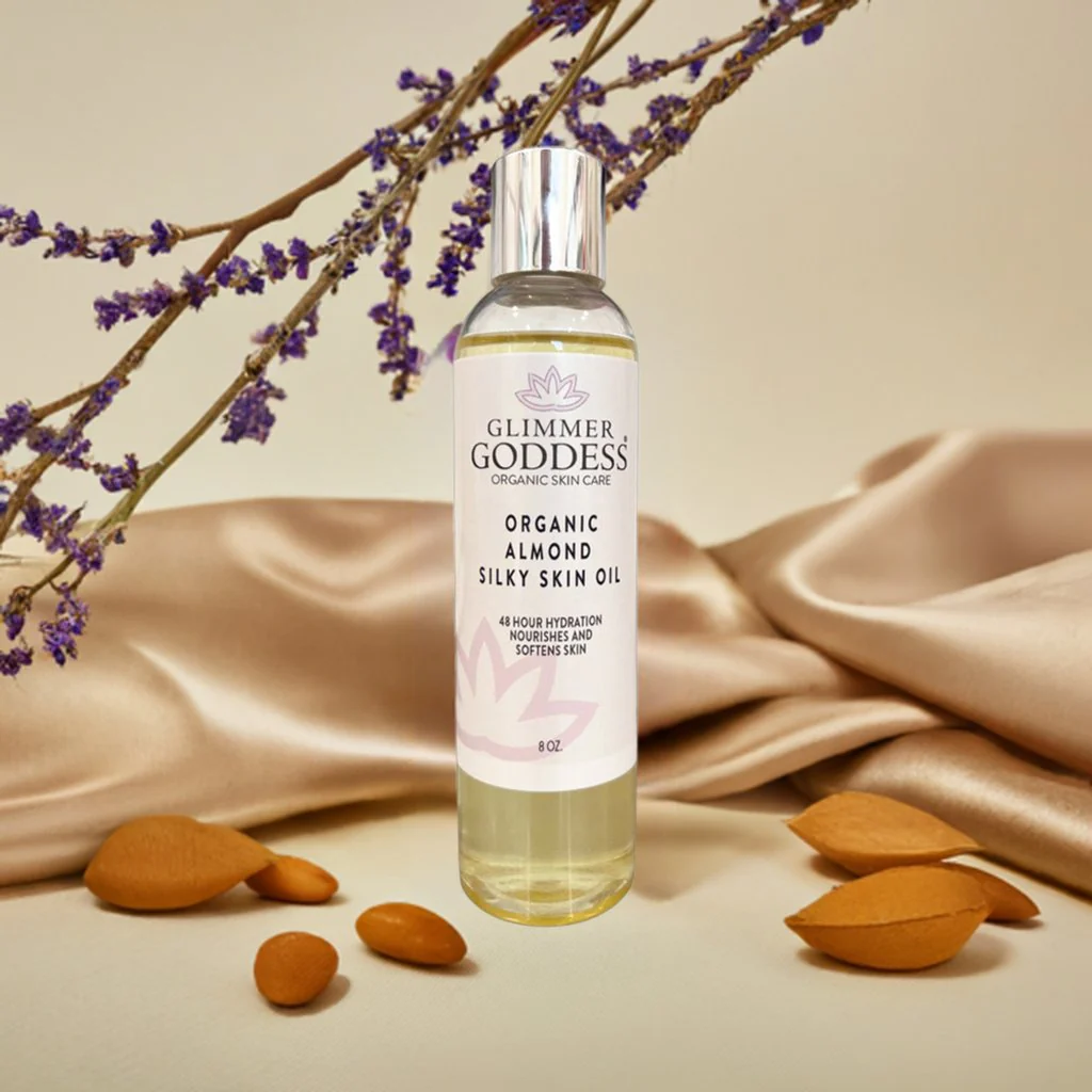 Organic Sweet Almond Silky Skin Oil – 48 Hour Hydration - Image 6