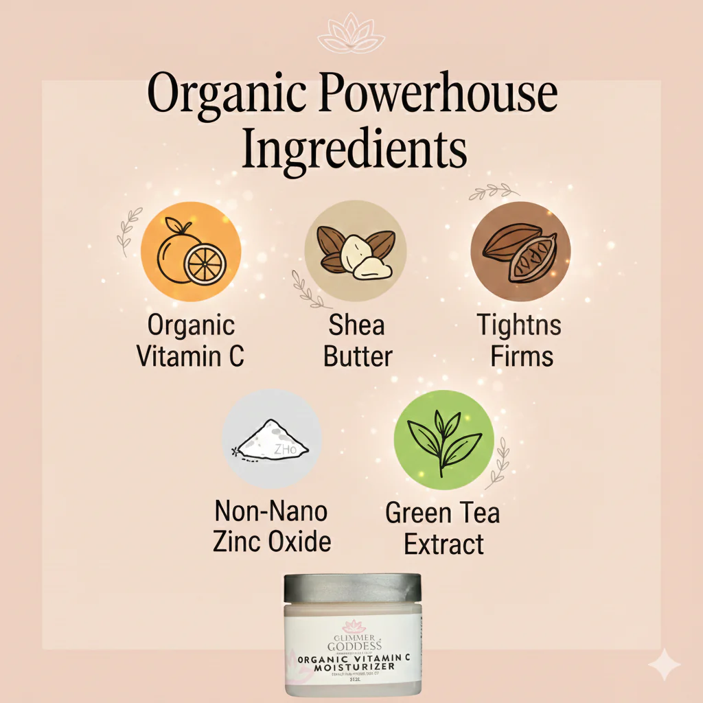 Organic Vitamin C Daily Moisturizer SPF 30 – Brightening Formula - Image 5