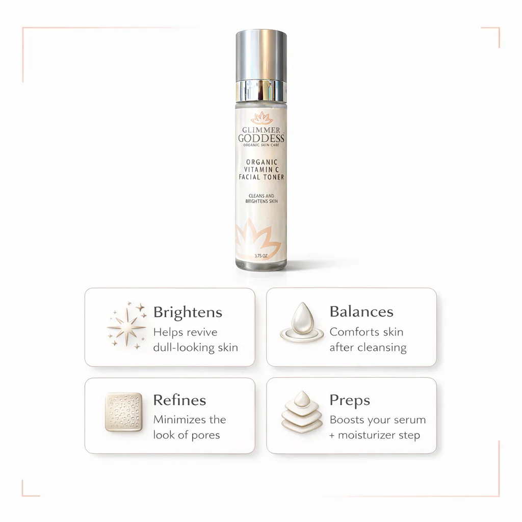 Organic Vitamin C Facial Toner – Natural Brightening Astringent - Image 6