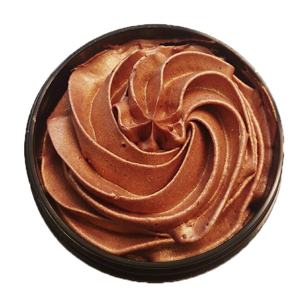 Organic Whipped Bronzing Body Butter – Shimmering Body Moisturizer with Instant Bronze Glow
