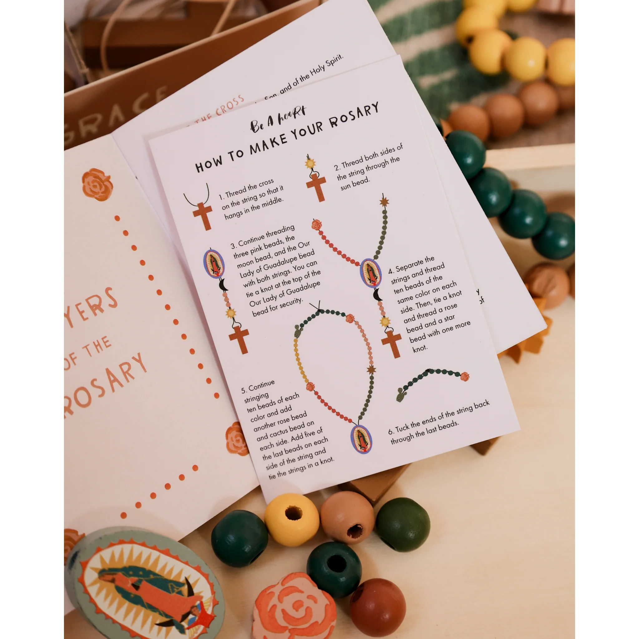Our Lady of Guadalupe DIY Rosary Kit - Image 4
