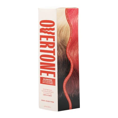 Overtone Golden Rose Daily Conditioner Semi-Permanent Rose Gold Hair Color 4.5 oz - New - Image 9