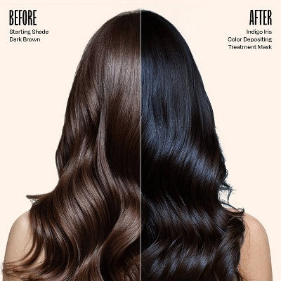 Overtone Indigo Iris Hair Mask Semi-Permanent Hair Dye & Color Conditioner Blue for Brown & Blonde Hair - New - Image 2