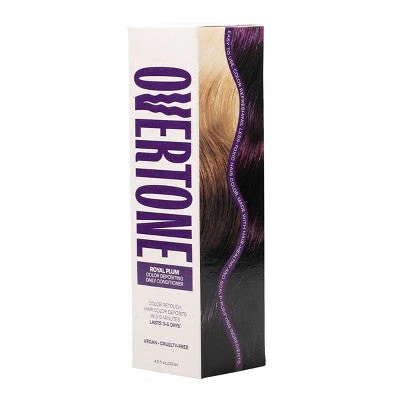 Overtone Royal Plum Daily Conditioner- Semi-Permanent Purple Hair Color  4.5 oz - New - Image 9