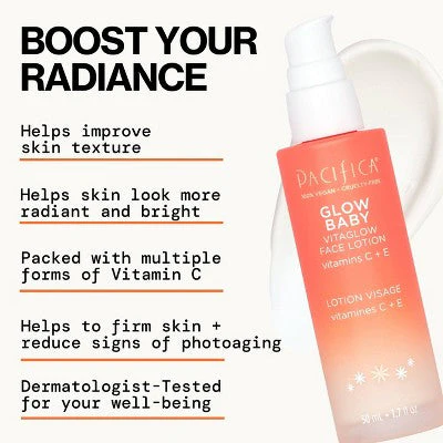 Pacifica Glow Baby Vitaglow Lotion 1.7 fl oz - Imperfect Box - Image 3