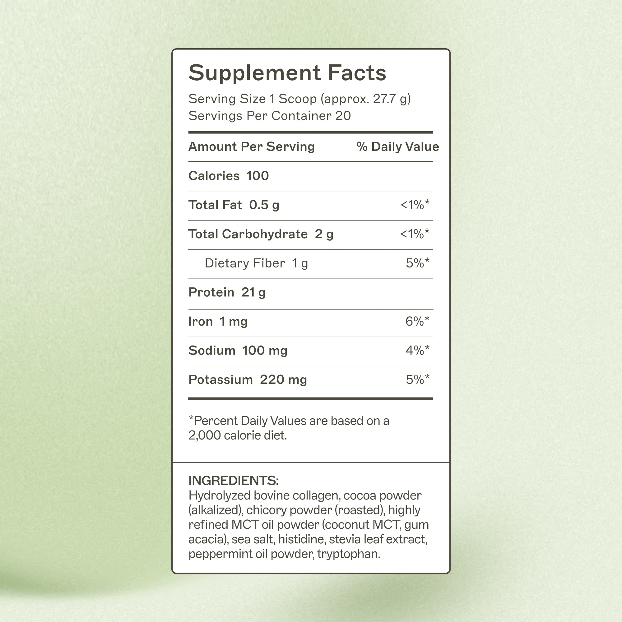Paleo Protein - Peppermint Mocha - Image 2