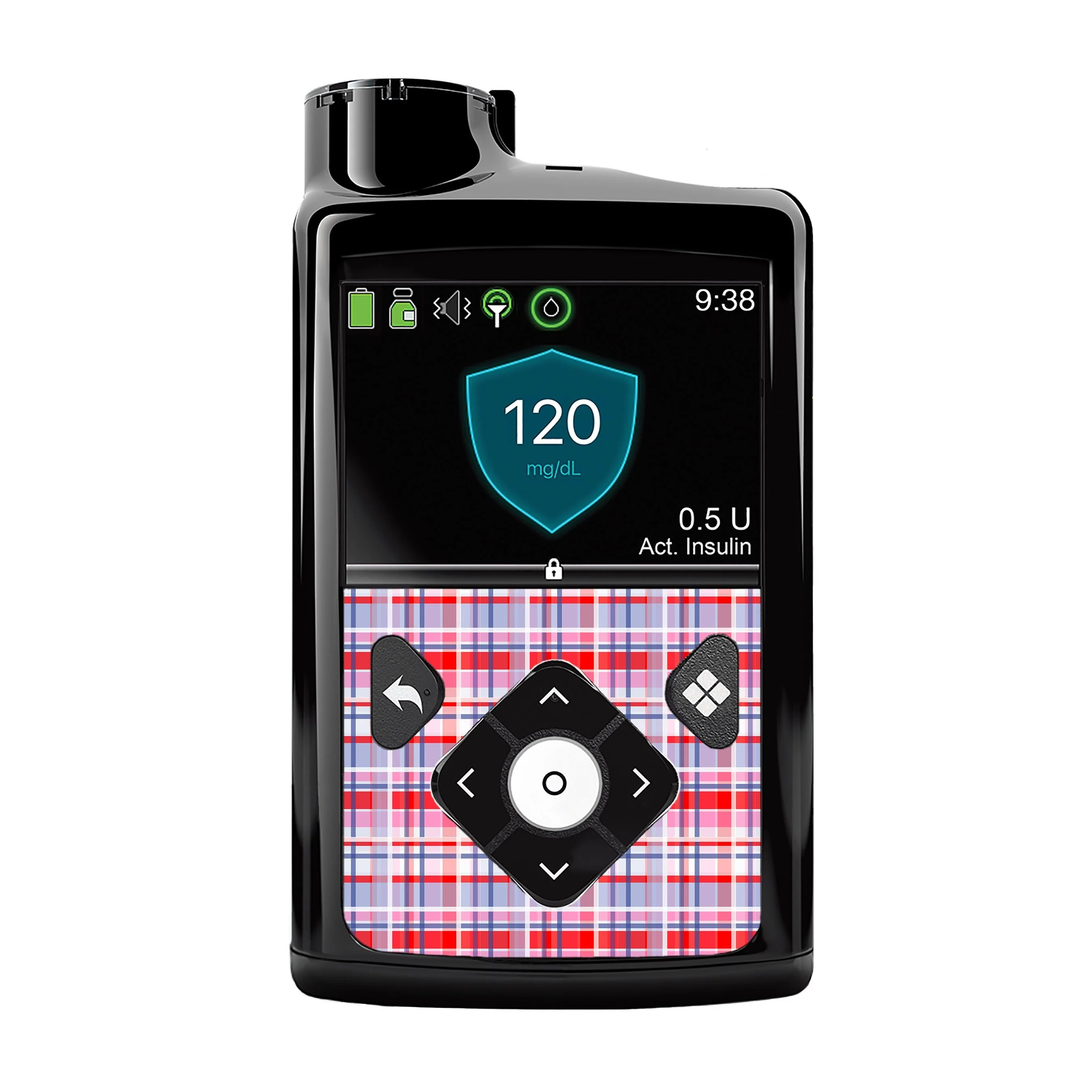 Party Plaid Medtronic MiniMed 770G & 780G Sticker - Pump Peelz