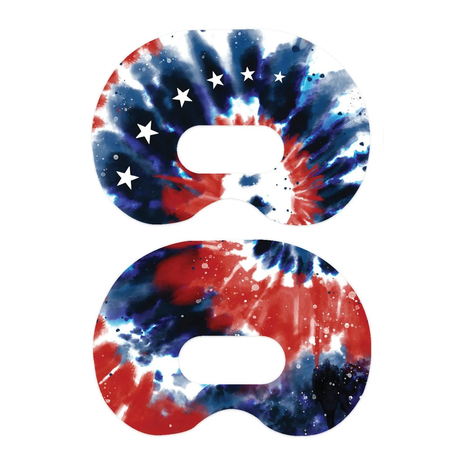 Patriotic Tie Dye Medtronic Guardian Connect Patch Tape - Pump Peelz