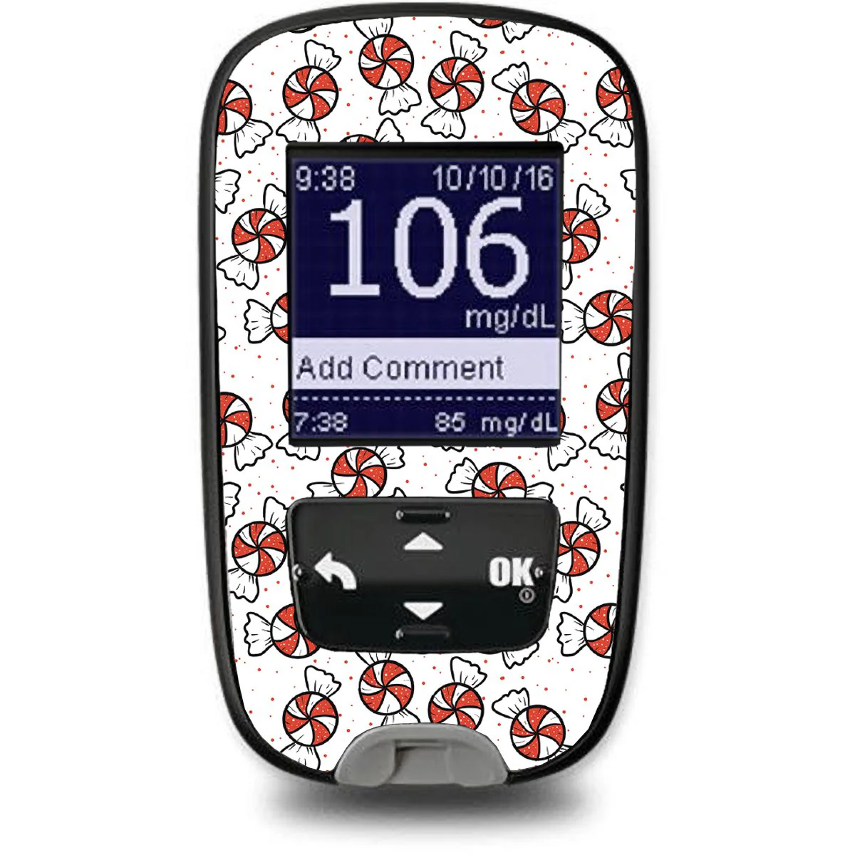 Peppermints Sticker for the Accu-Chek Guide Glucometer