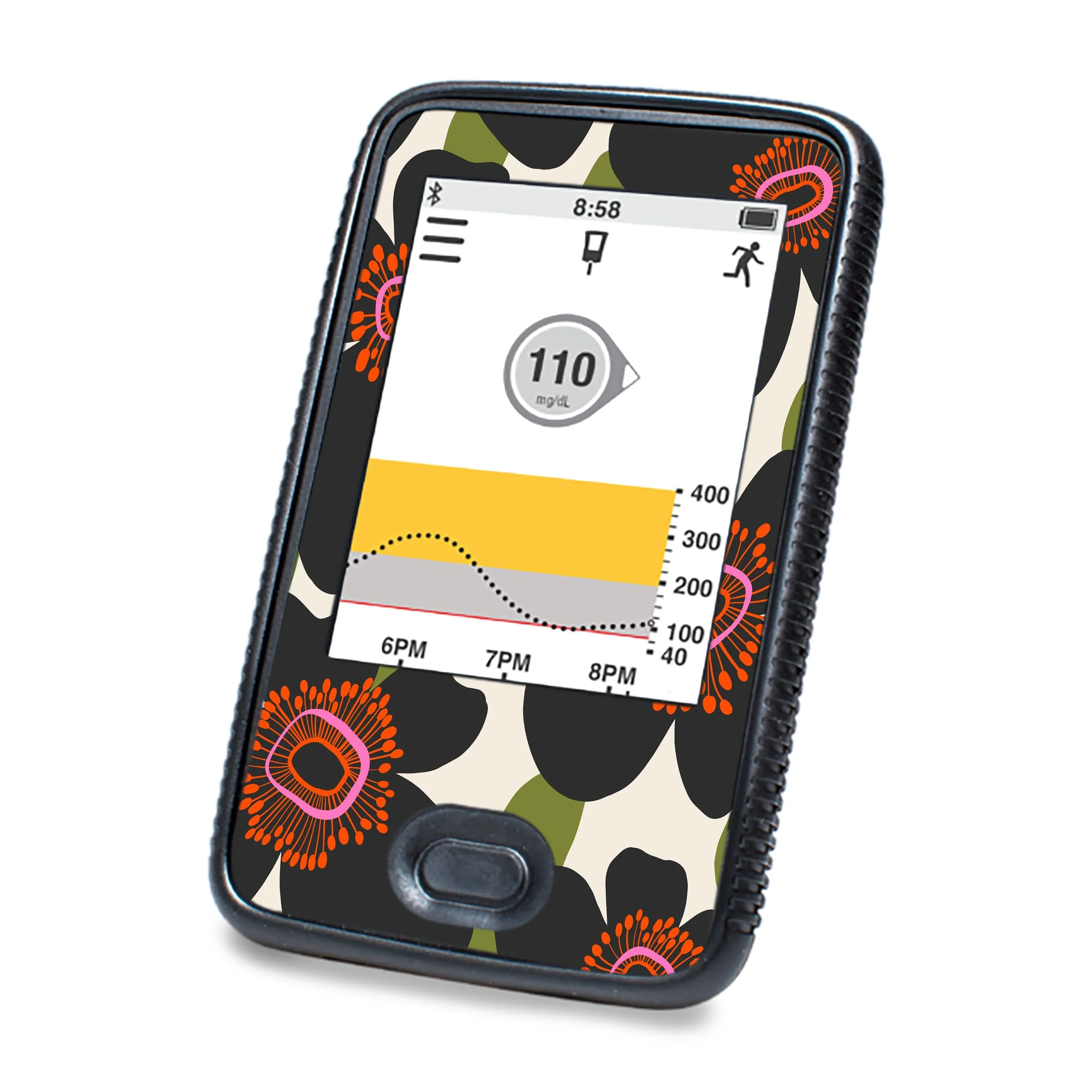 Petal Crush Dexcom G6 Touchscreen Receiver Sticker - Pump Peelz