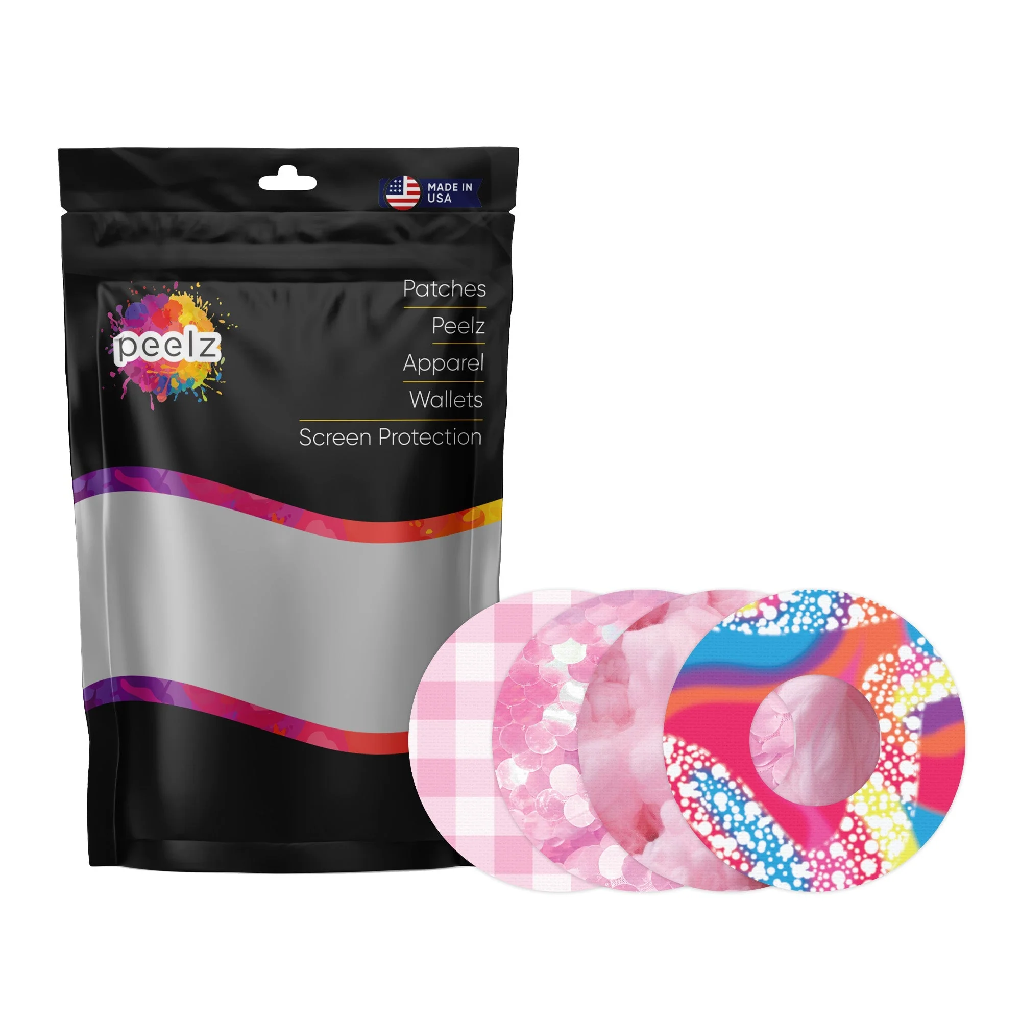 Pink Dream Variety Patch  Tape Designed for the FreeStyle Libre 2
