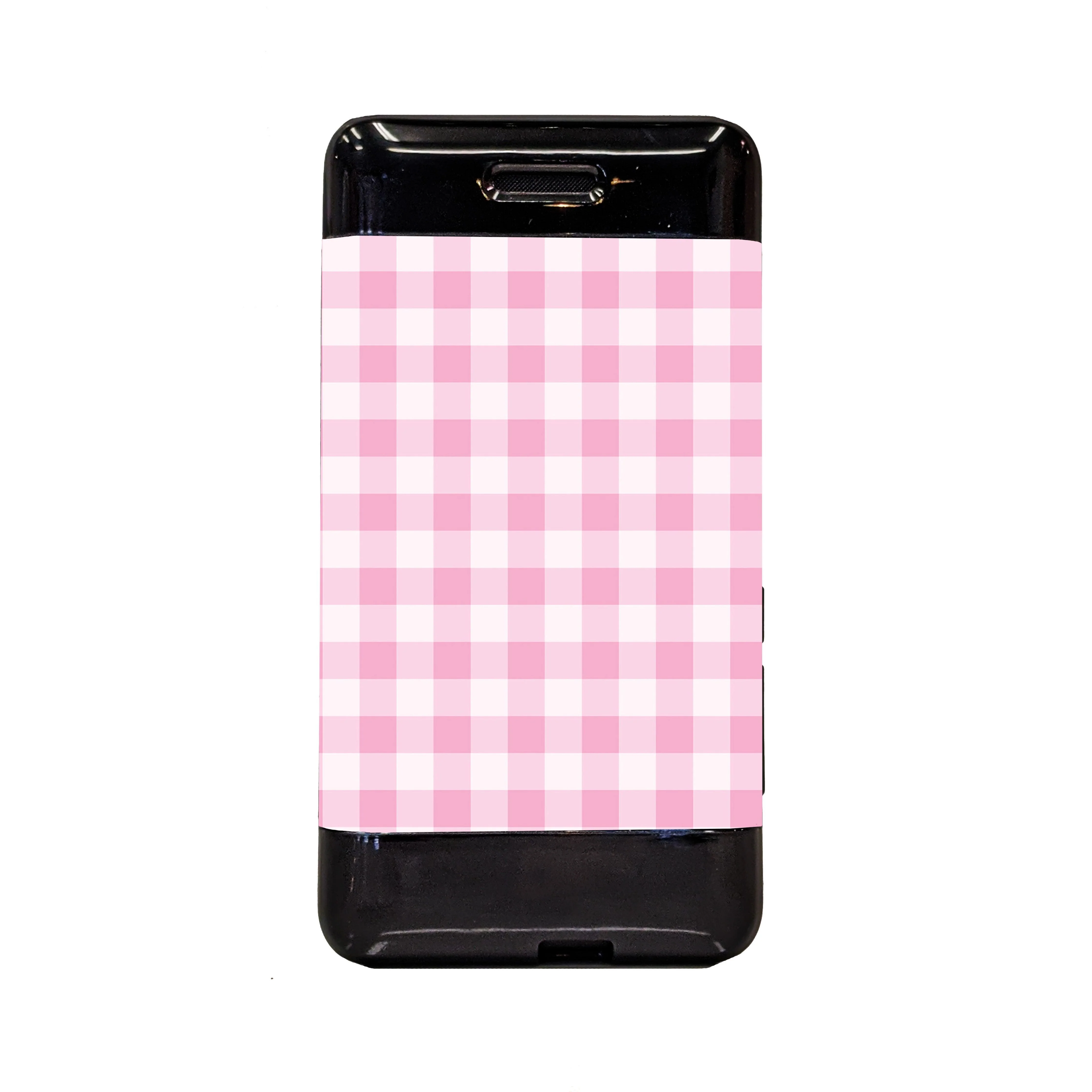 Pink Plaid Sticker for Omnipod DASH® PDM – Pump Peelz - Image 2
