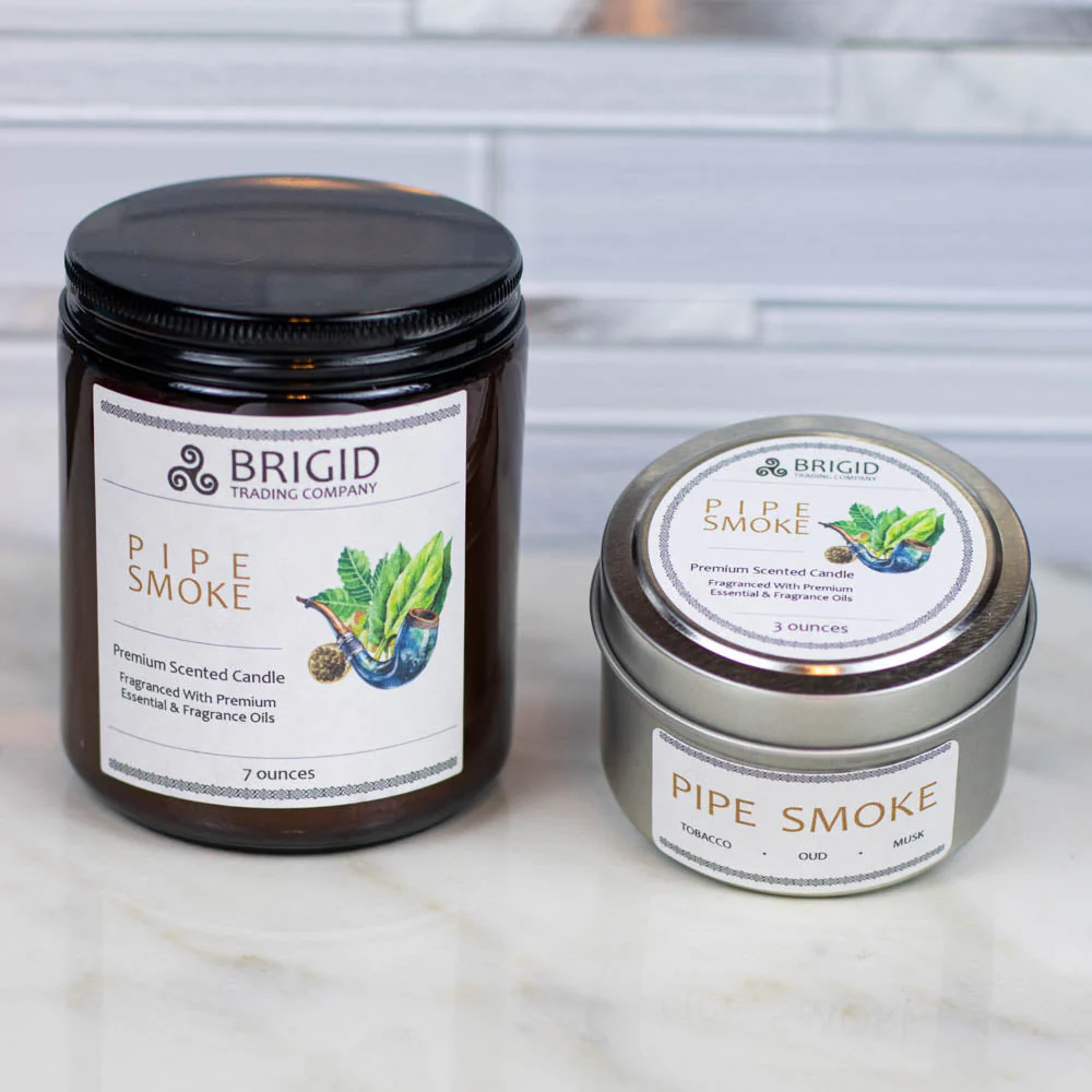 Pipe Smoke Soy Wax Candle - Cuban Tobacco, Smoked Oud, and Deep Resins - Image 2