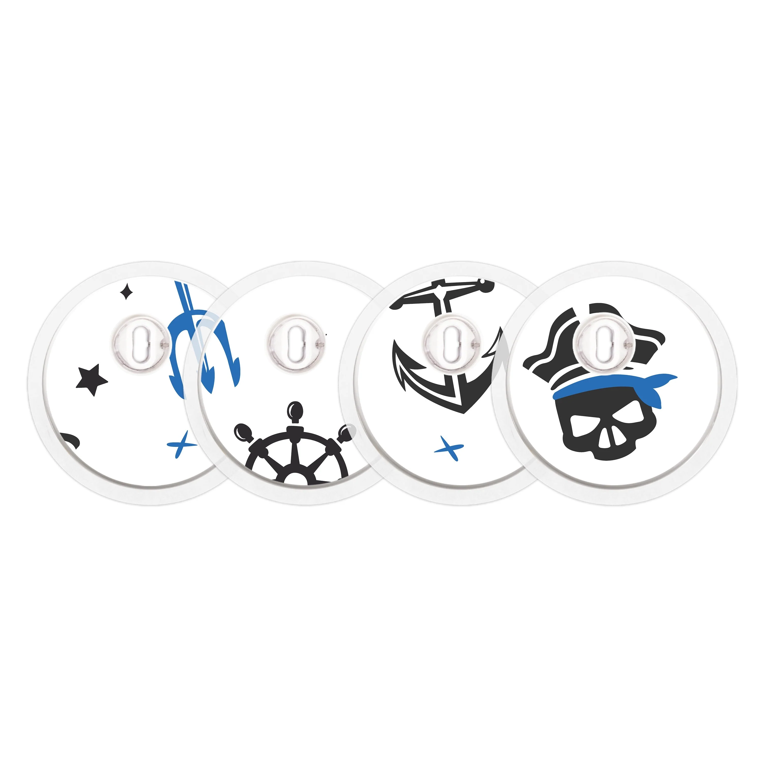 Pirates Sticker Designed for the FreeStyle Libre 3 Plus & Lingo Sensor