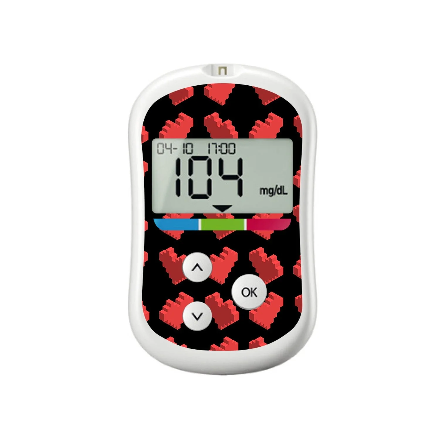 Pixel Hearts for OneTouch Verio Flex Glucometer