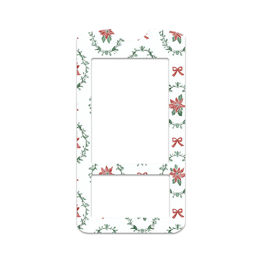 Poinsettia Parade OneTouch Verio IQ Glucometer Sticker - Pump Peelz - Image 2