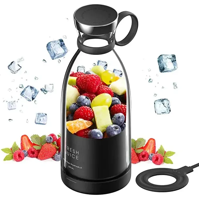 Portable Mini Juice Blender Bottle with Wireless Charging - Image 9