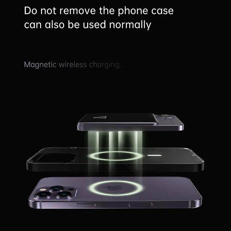 PowerHub ChargeMate wireless charger MagSafe Power Bank for iphone - Image 3