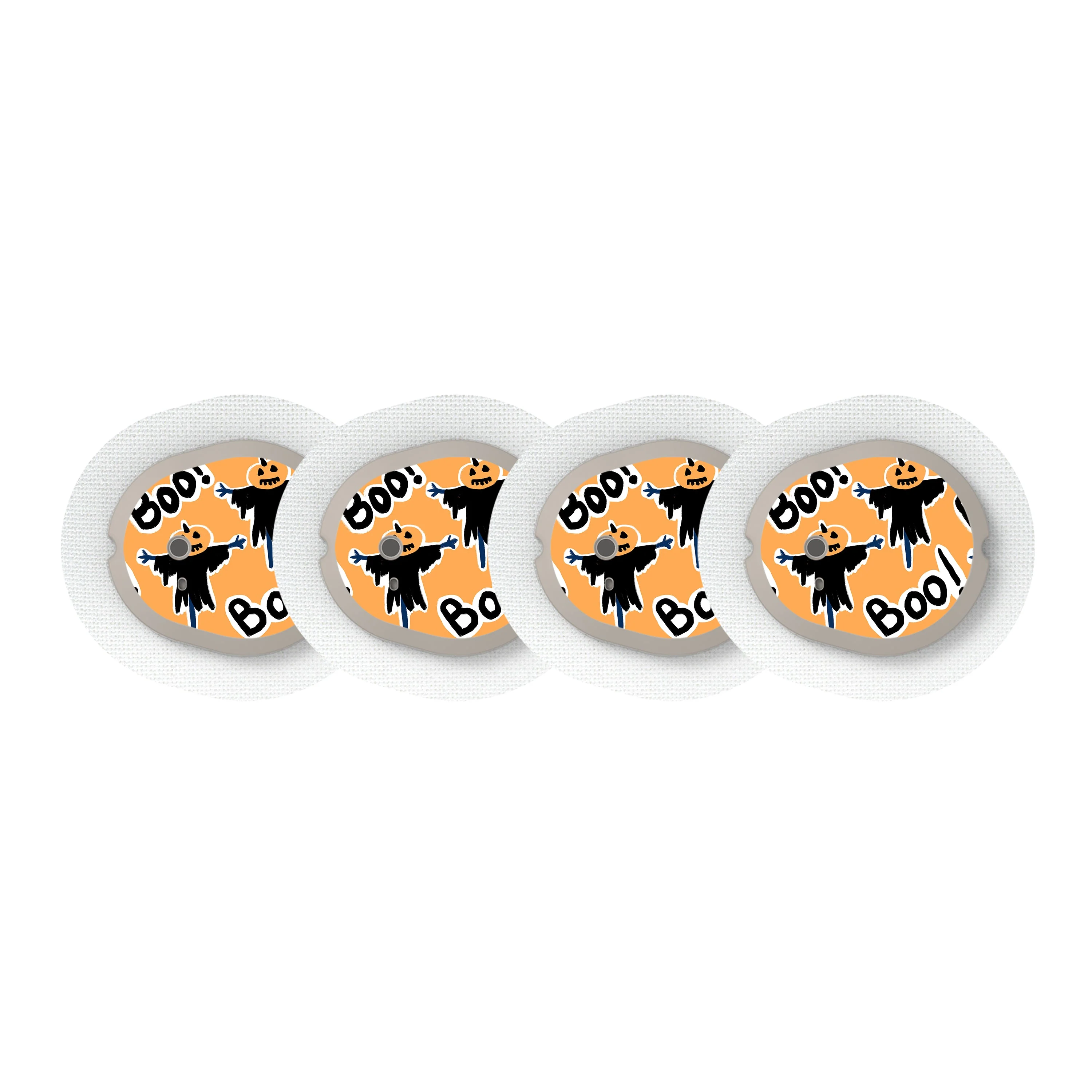 Pumpkin Boo Dexcom G7 and Stelo Transmitter Sticker - Pump Peelz