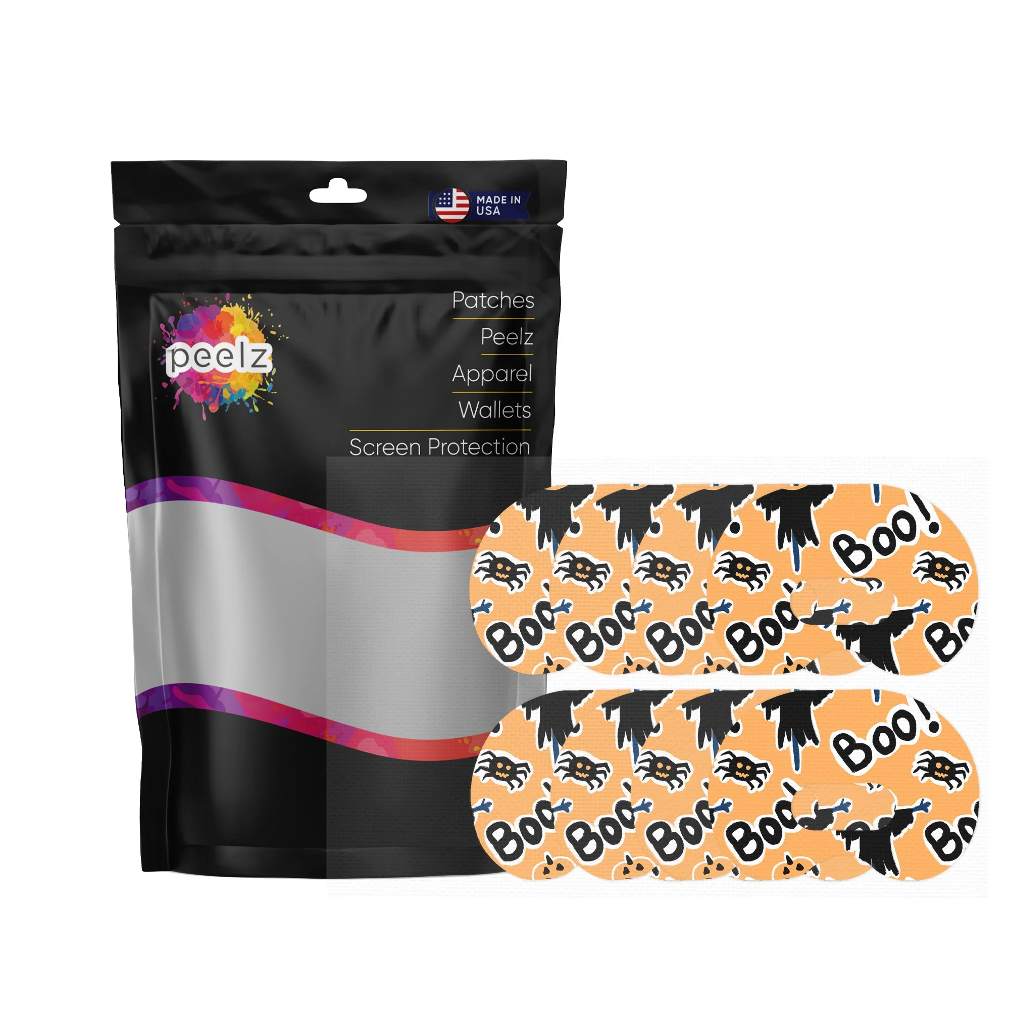 Pumpkin Boo Medtronic Guardian Connect Patch Tape - Pump Peelz - Image 3
