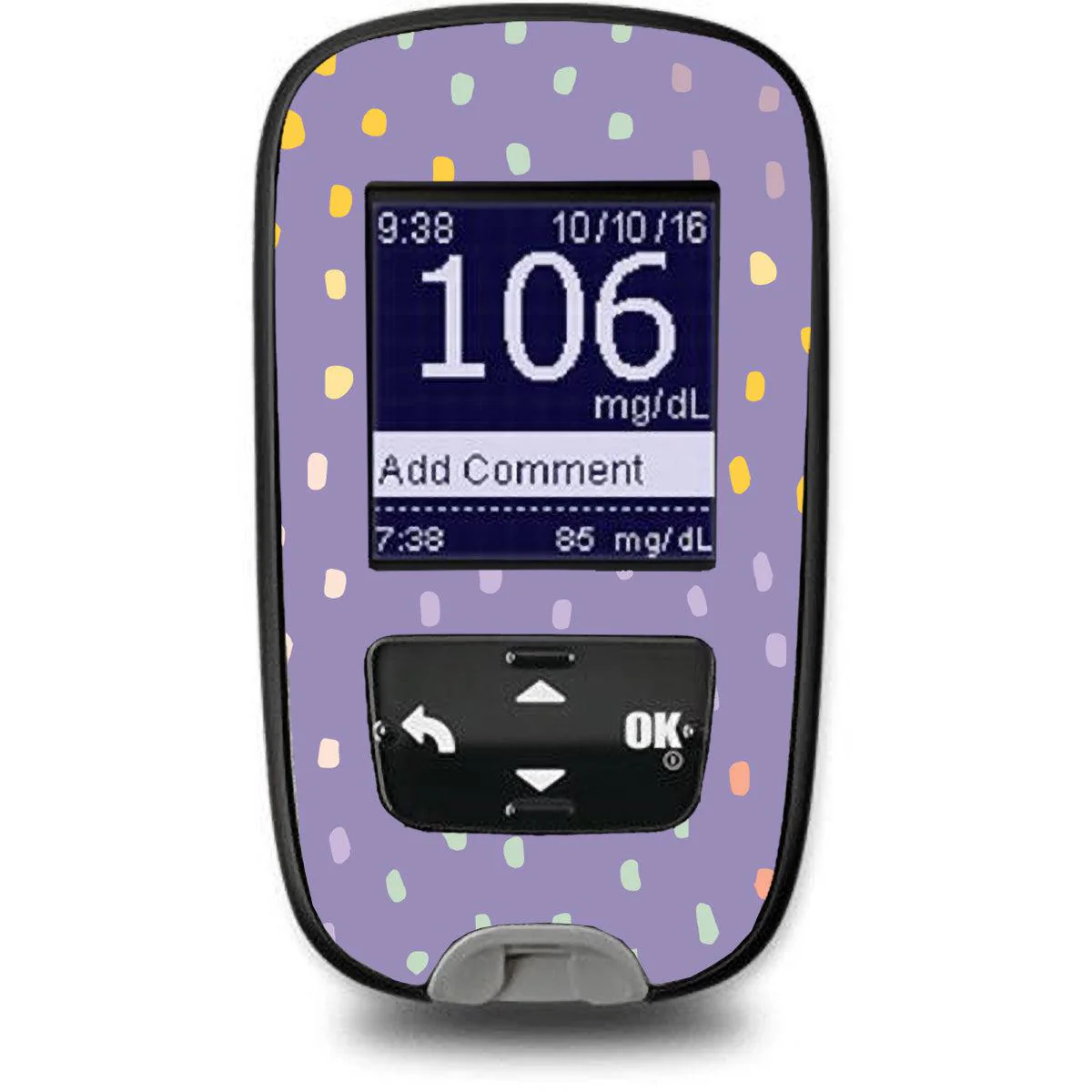 Purple Pastel for the Accu-Chek Guide Glucometer