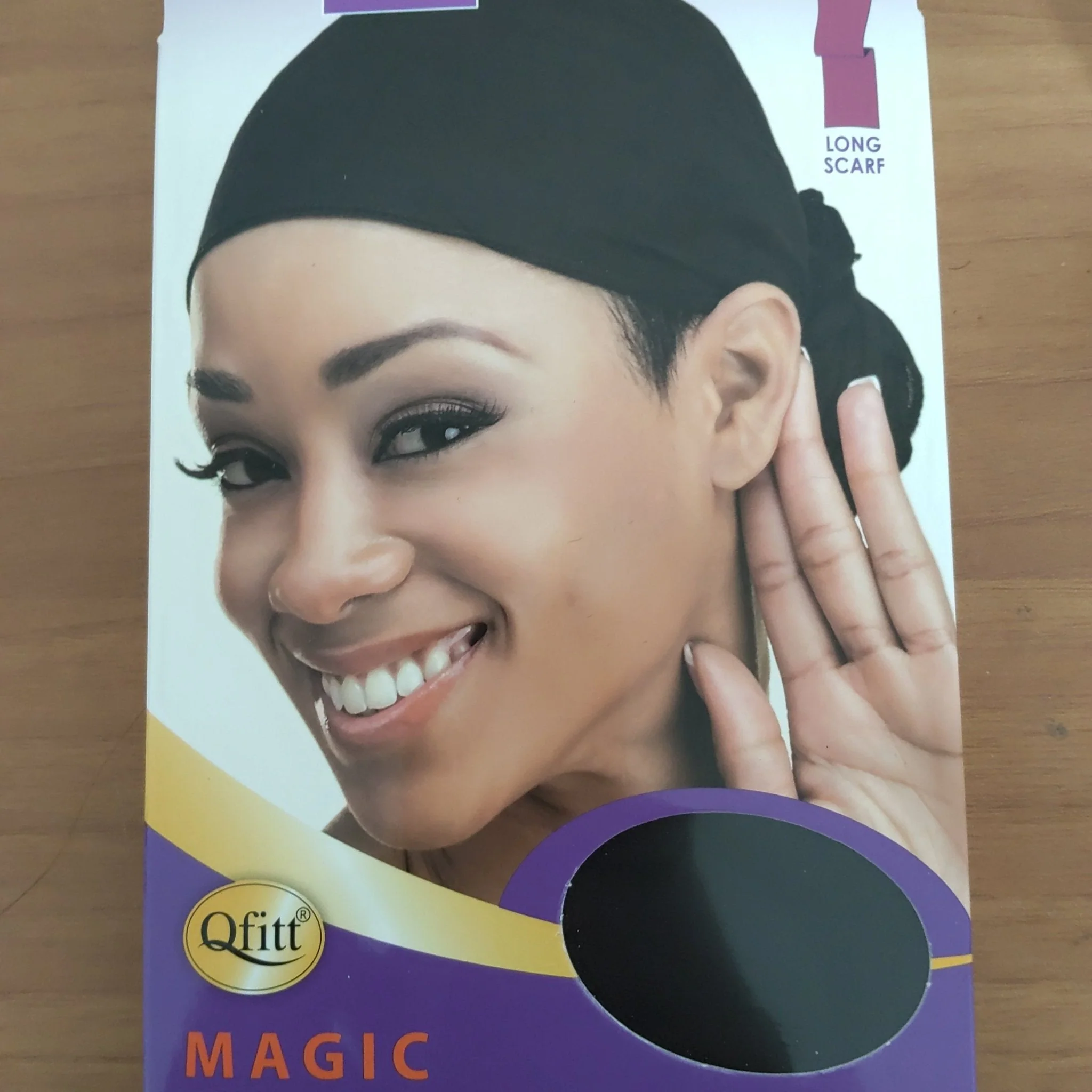 Qfitt magic scarf 20" × 60".. 130 Black