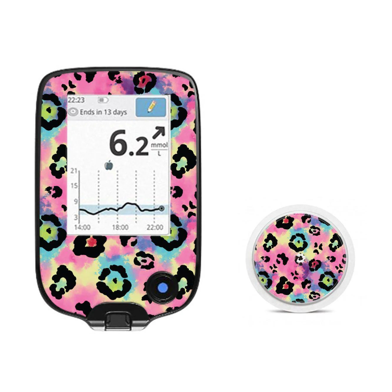 Rainbow Leopard for Freestyle Libre 2
