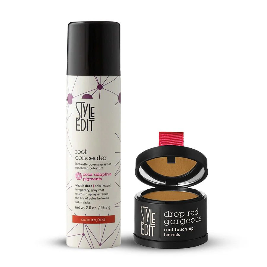 Drop Red Gorgeous Root Touch Up Powder and Spray Duo - Image 10