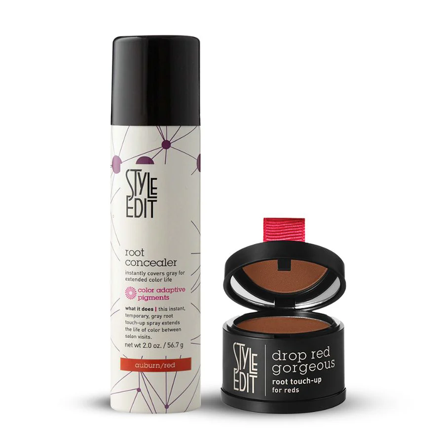 Drop Red Gorgeous Root Touch Up Powder and Spray Duo - Image 11