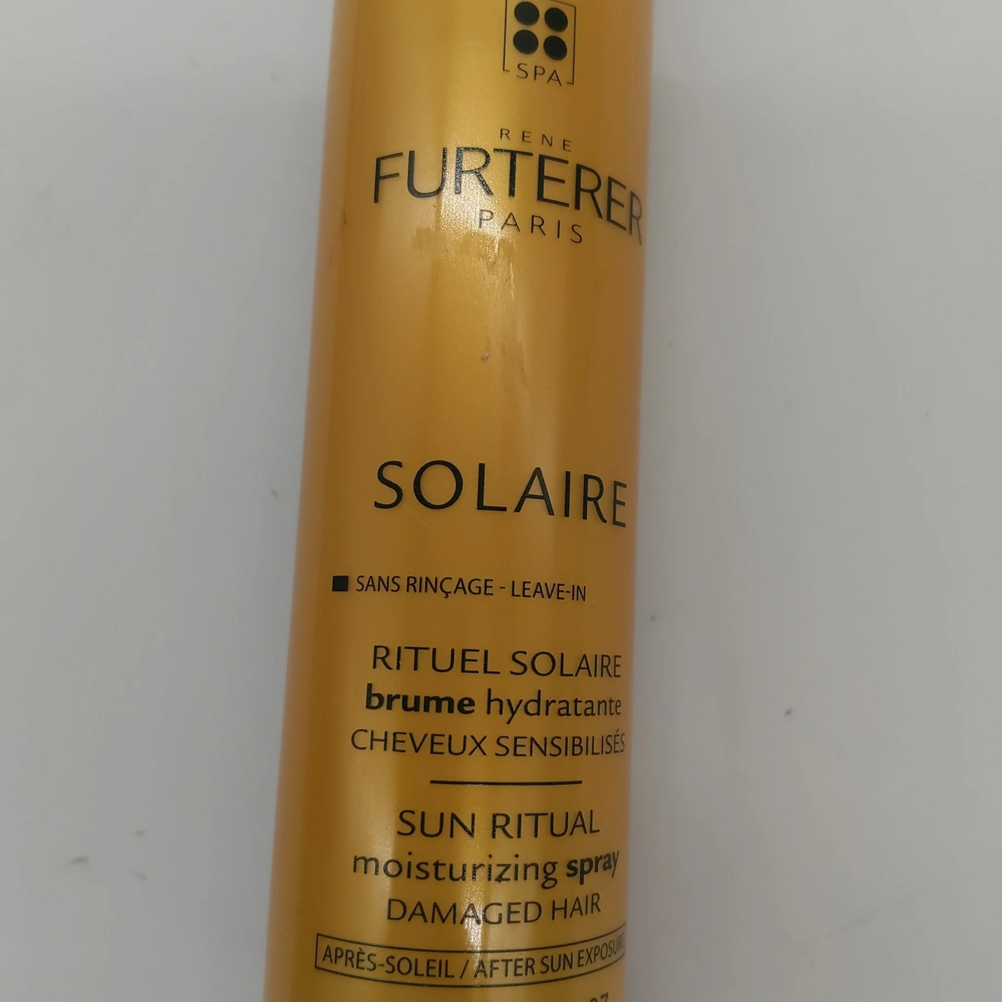 Rene Furterer Solaire Sun Ritual Moisturizing Spray Damaged Hair 3.3 Oz