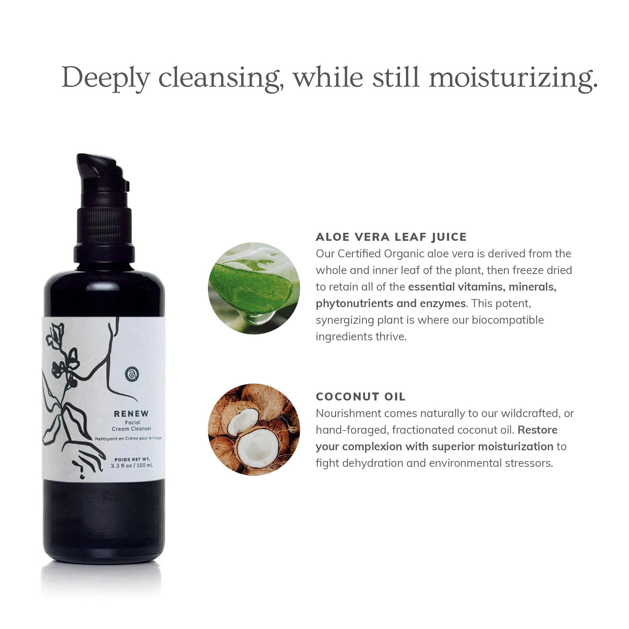 Renew - Facial Cream Cleanser (100ml)- Collective - Image 2