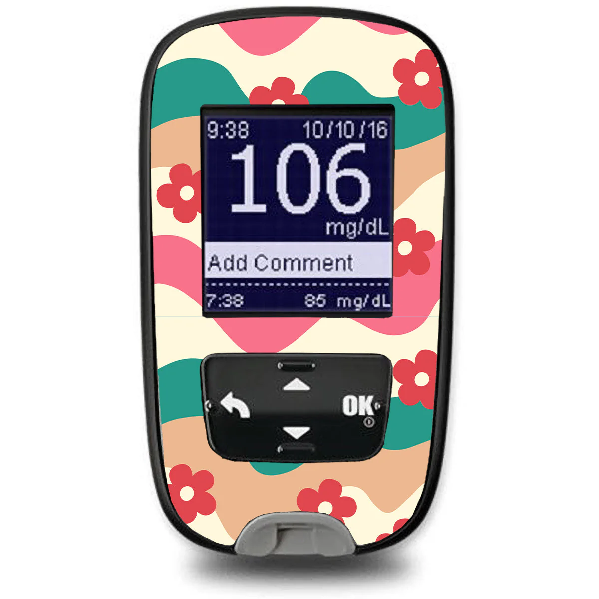 Retro Noel Accu-Chek Guide Glucometer Sticker - Pump Peelz