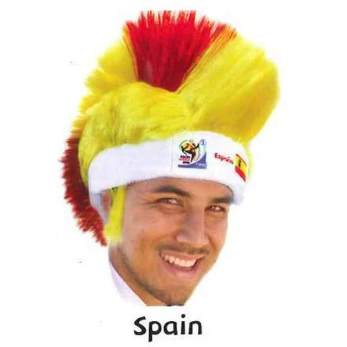 Retro Official Soccer Mohawk Wig hat - Image 11