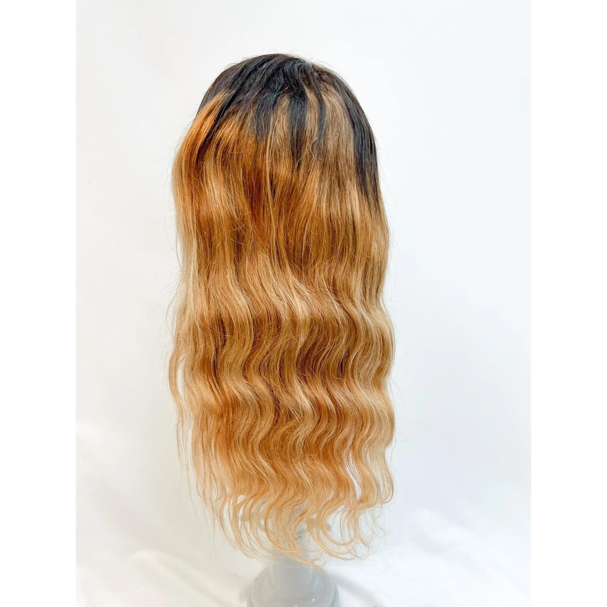 Rio Human Hair Body Wave  Front Lace Wig - Gold - Image 4