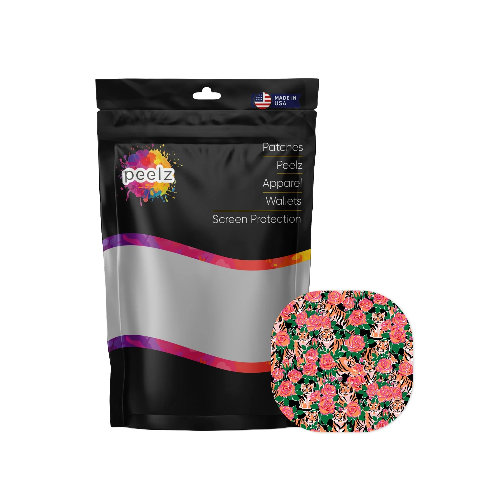 Rosey Tigers Overpatch Tape - Pump Peelz - Image 2