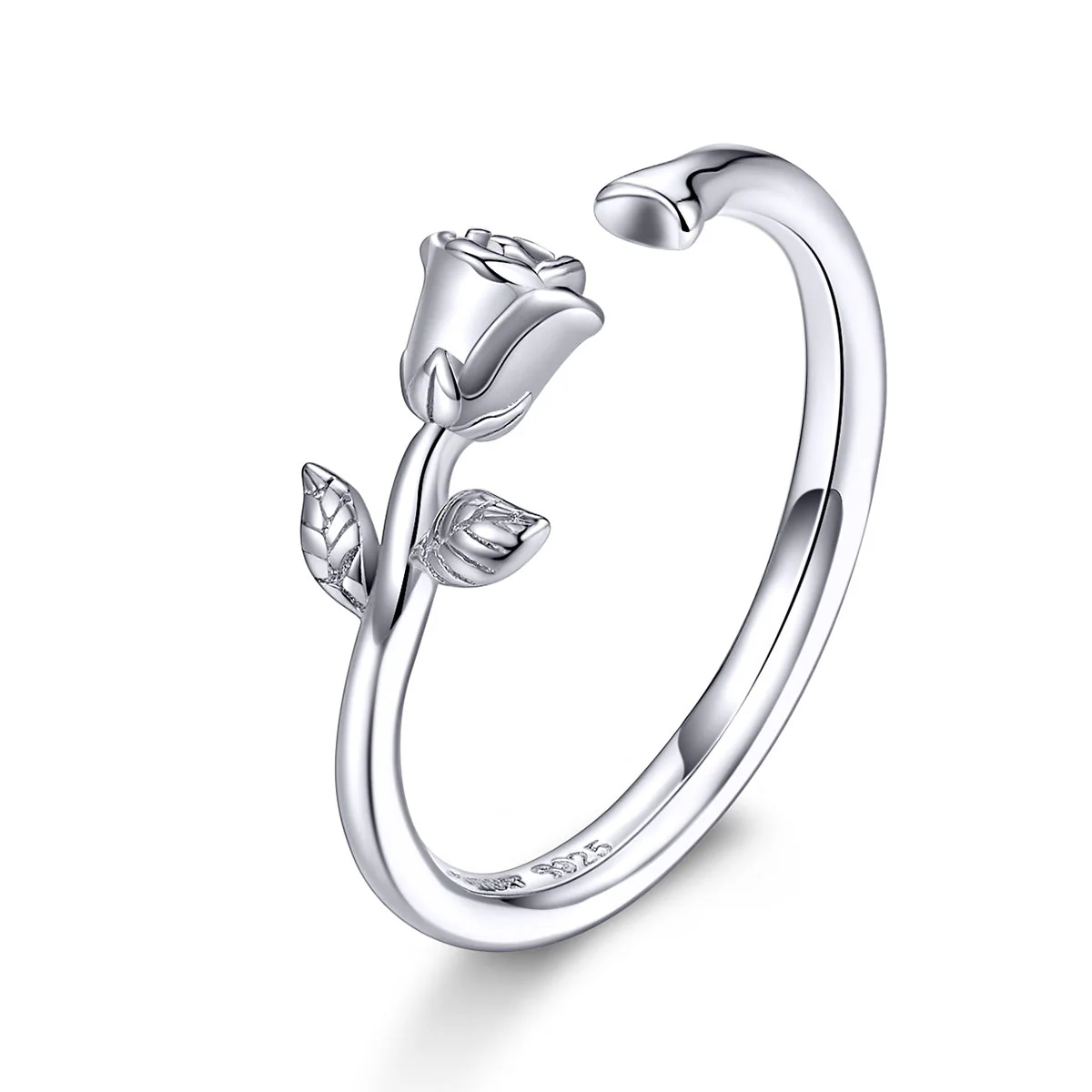 S925 Sterling Silver Plated Platinum Ring for Women - Image 4