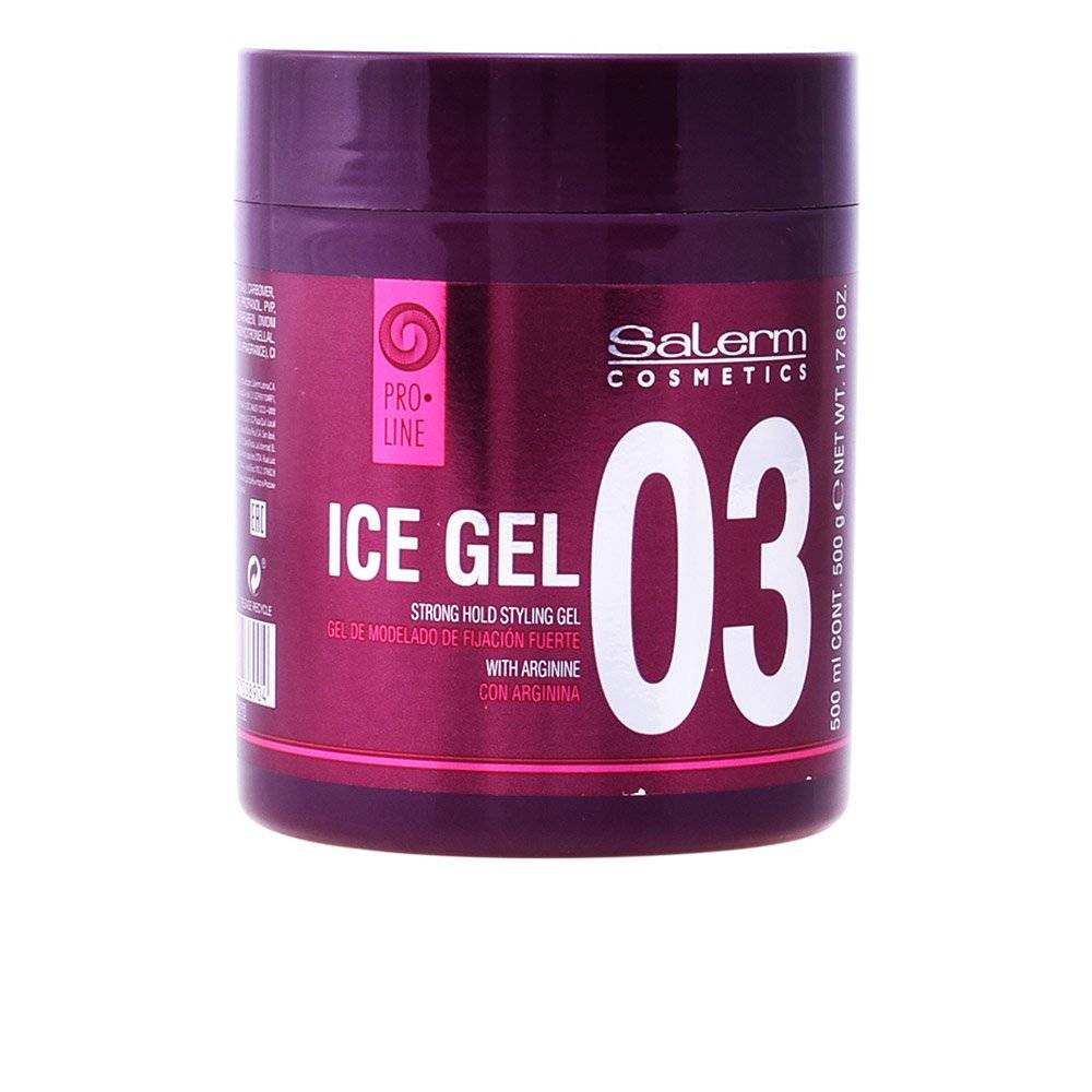 Salerm Pro Line Ice Gel Strong Hold Styling Gel With Arginine 7.0 0z