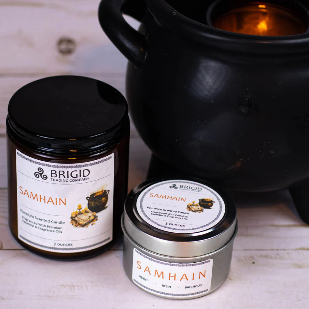 Samhain Soy Wax Candle - Merlot, Dragon's Blood, and Smoked Patchouli - Image 2