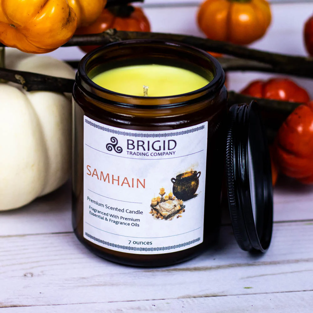 Samhain Soy Wax Candle - Merlot, Dragon's Blood, and Smoked Patchouli - Image 6