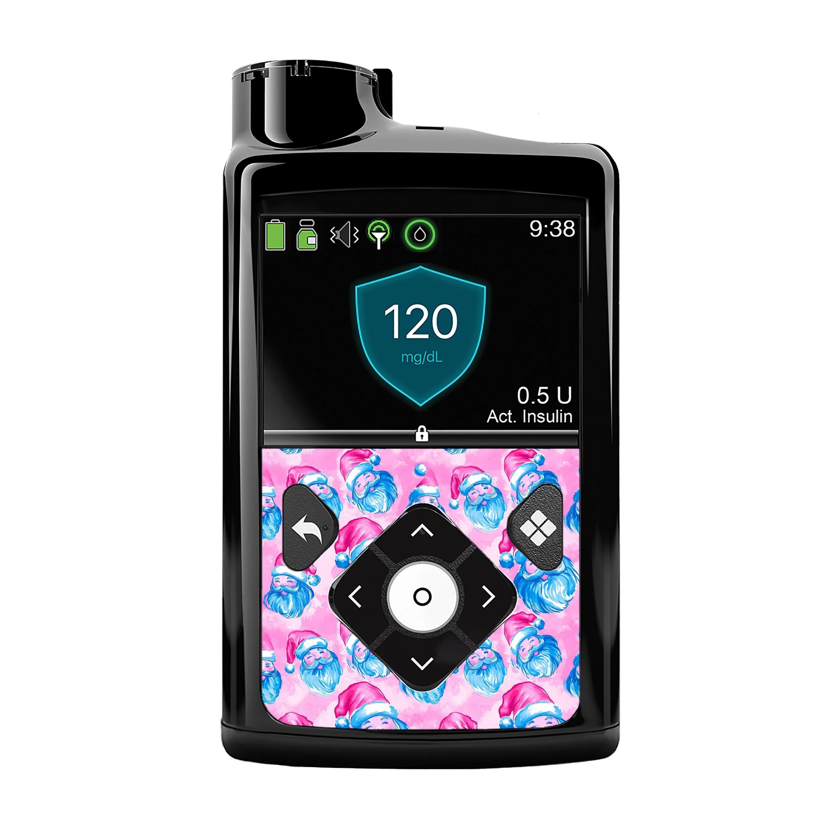 Santa Sticker for Medtronic MiniMed 770G & 780G