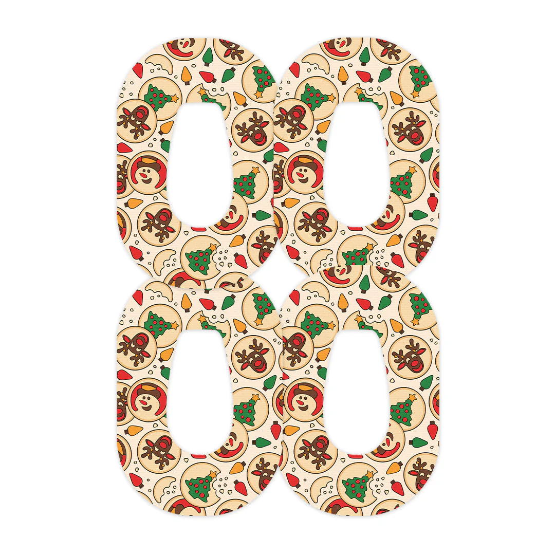 Santa's Cookies Dexcom G6 Patch Tape - Pump Peelz - Image 2