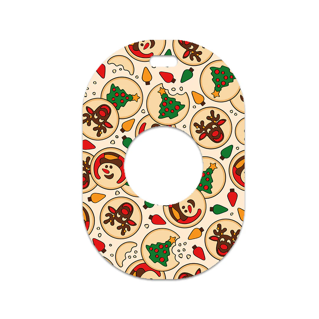 Santa's Cookies Eversense 365 Smart Transmitter Sticker - Pump Peelz - Image 2