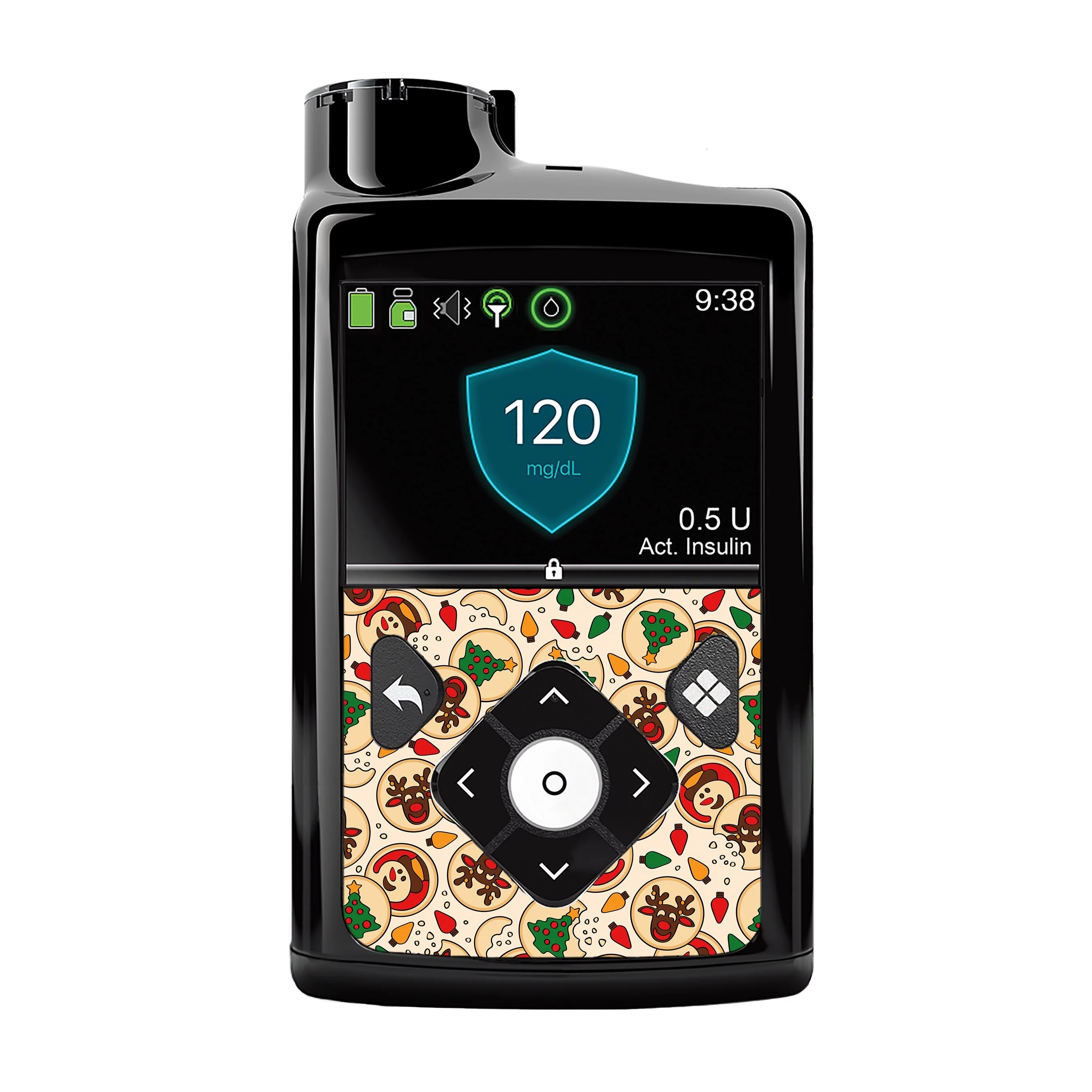 Santa's Cookies Medtronic MiniMed 770G & 780G Sticker - Pump Peelz
