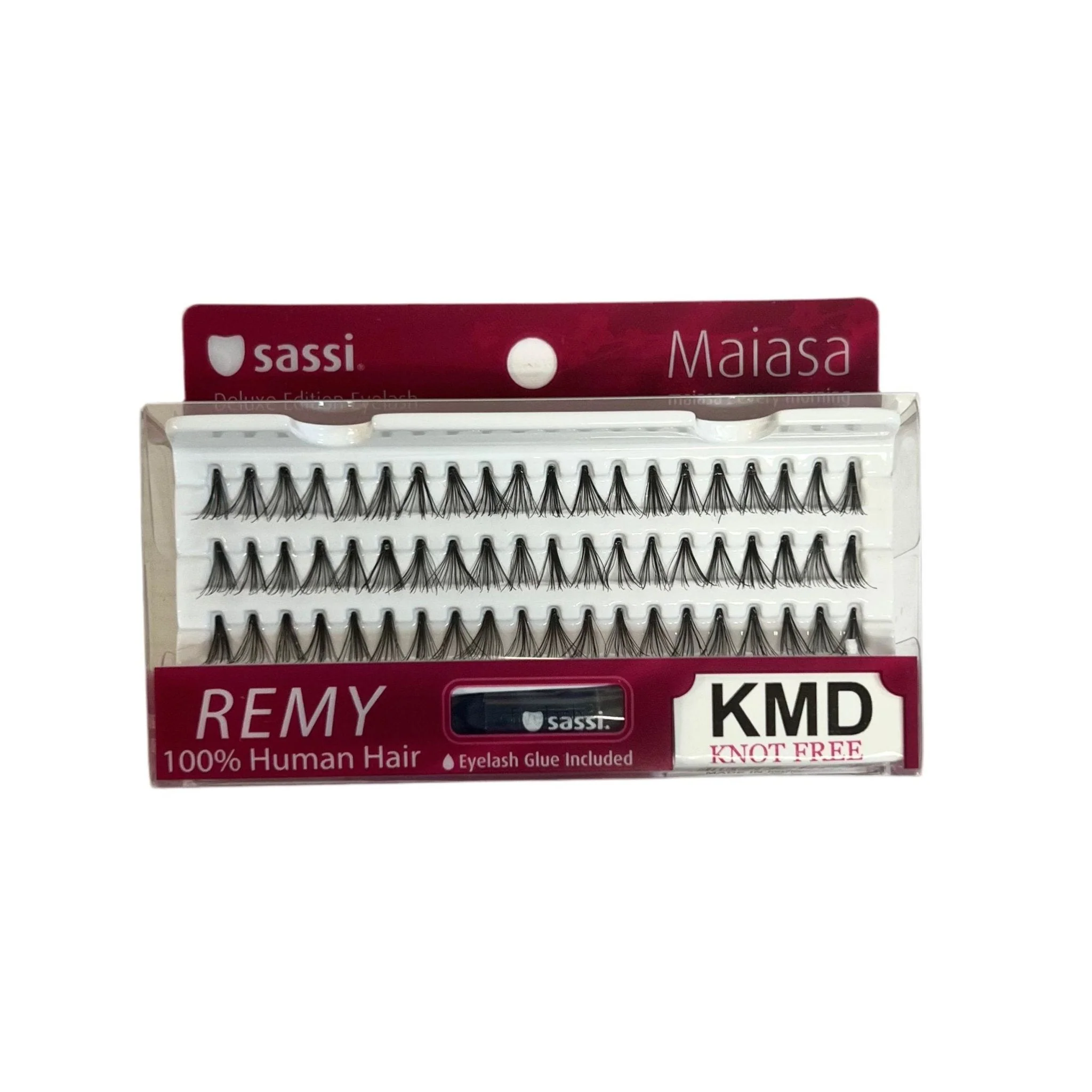 Sassi Individual Knot Free Medium Double Eyelash +Glue